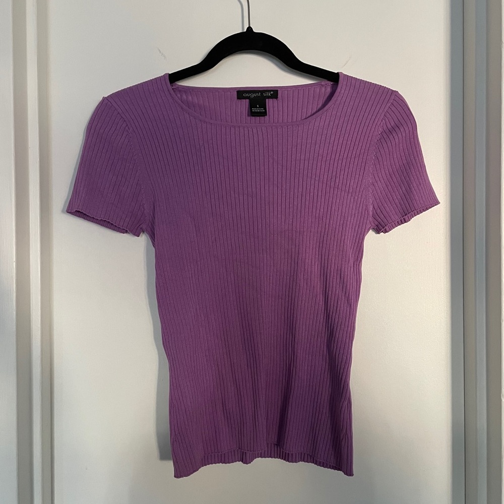 ❄️ 4/30 August Silk Square Neck Sweater Tee